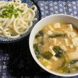 ツナ味噌汁つけうどん