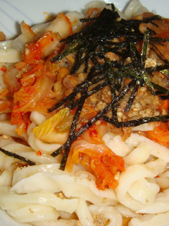 納豆キムチ ぶっかけうどん-レシピのメイン写真