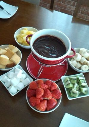 簡単☆チョコレートフォンデュ-レシピのメイン写真