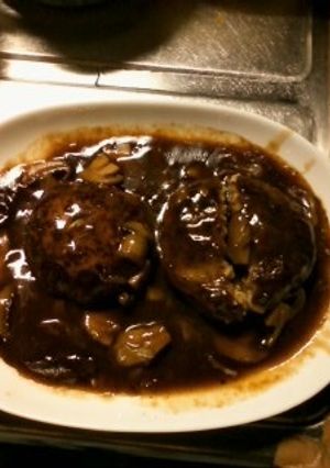 極うま！煮込みハンバーグ！-レシピのメイン写真