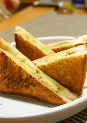 和風アボカド＆ツナのホットサンド-レシピのメイン写真