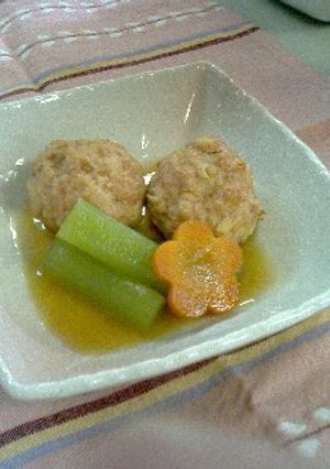 鶏つくねの煮物-レシピのメイン写真