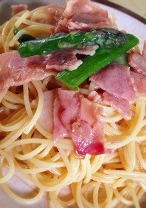 シンプルなアスパラベーコンパスタ-レシピのメイン写真
