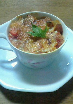ミネストローネ風トマトスープグラタン-レシピのメイン写真