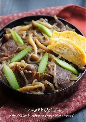 フライパンで簡単♪牛すき丼弁当。-レシピのメイン写真