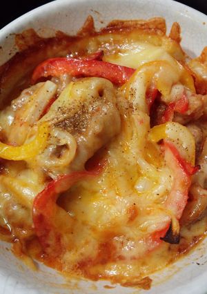 豆板醤で豚肉チーズ焼き-レシピのメイン写真
