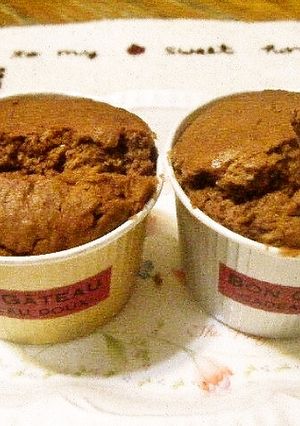 米粉でチョコマフイン、さっくり美味しい。-レシピのメイン写真
