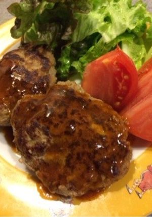 スキレットでふわふわハンバーグ♪-レシピのメイン写真
