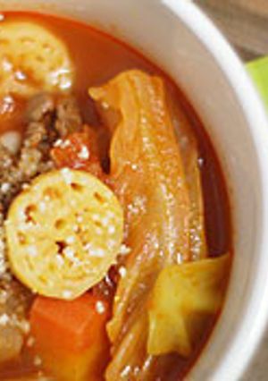 具沢山☆牛肉と根菜のミネストローネ-レシピのメイン写真