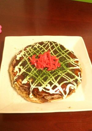 カップ焼そばで広島風お好み焼き♪-レシピのメイン写真