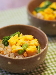 旨味たっぷり❀菜の花と鮭の混ぜご飯❀-レシピのメイン写真