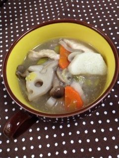 生姜入り☆鶏胸肉ときのこの具沢山スープ-レシピのメイン写真