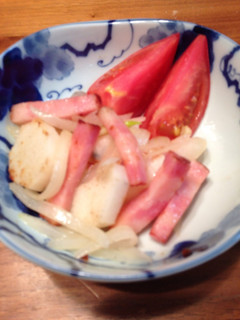 簡単!長芋とベーコンのあっさり炒め-レシピのメイン写真