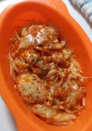 キムチともやしのパングラタン-レシピのメイン写真