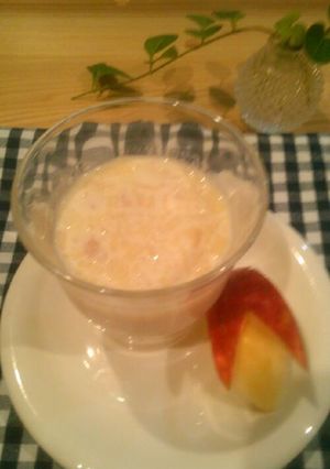 風邪に✩簡単＆おいしいりんごミルク♪-レシピのメイン写真