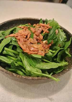 ほうれん草のホットサラダ-レシピのメイン写真