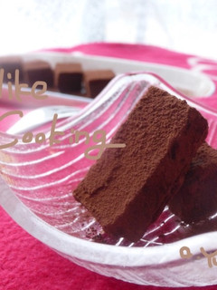 ~本格生チョコ!パヴェ オ ショコラ~-レシピのメイン写真