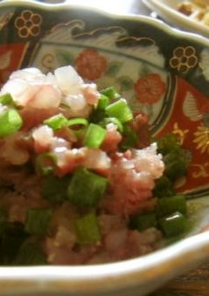 鯵の切れ端と血合い骨の味なタタキ-レシピのメイン写真