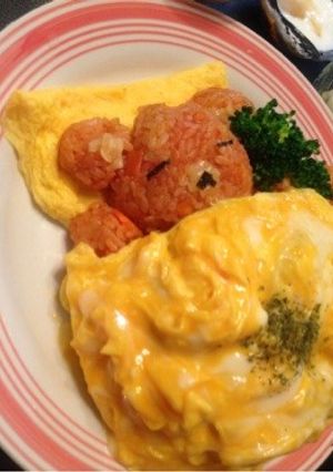オムライスアート＊リラックマ-レシピのメイン写真