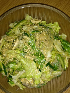 鶏のささみで春雨サラダ-レシピのメイン写真