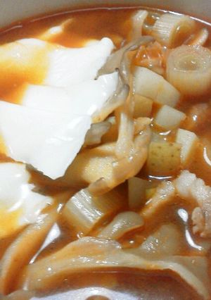 ぽっかぽかキムチスープ-レシピのメイン写真