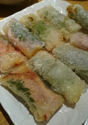 ライスペーパーで☆ハムチーズ揚げ春巻-レシピのメイン写真