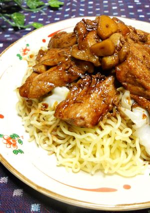 ご当地☆三重・四日市とんてき風焼きそば-レシピのメイン写真