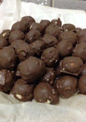 簡単にサクホロ◆チョコがけスノーボール-レシピのメイン写真