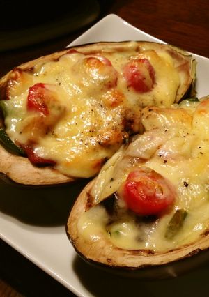 原木椎茸と旬野菜のオーブン焼き賀茂ナス編-レシピのメイン写真