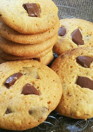バター控えめ！簡単チョコチャンククッキー-レシピのメイン写真