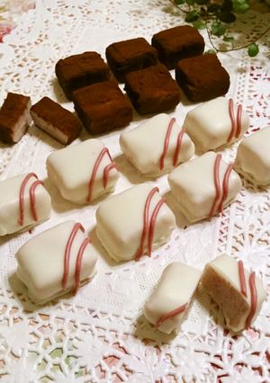 私の生チョコ❤フランボワーズ（苺）-レシピのメイン写真