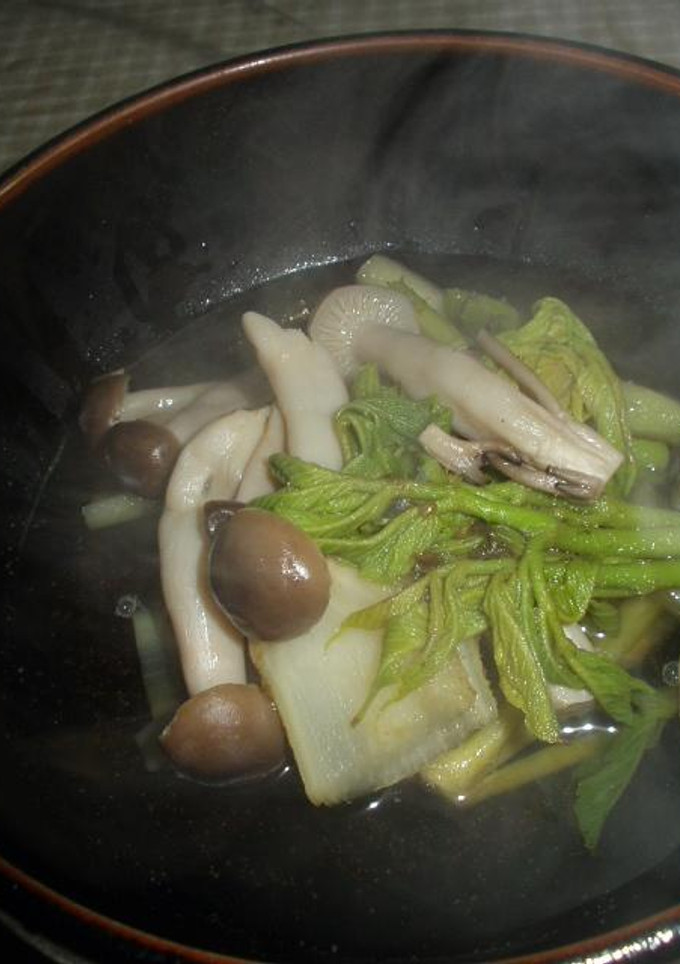 うどとシメジの白だし煮-レシピのメイン写真
