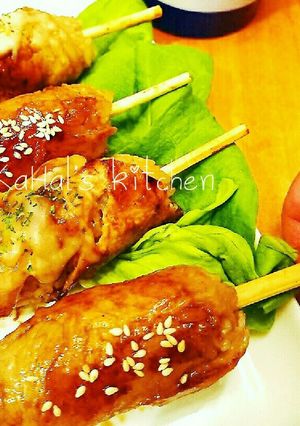 お弁当BBQにも　ミニ肉巻きおにぎり棒♪-レシピのメイン写真