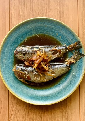 イワシの梅干し甘酢生姜煮-レシピのメイン写真
