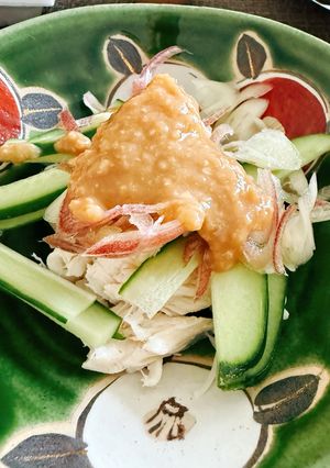 ささみのサッパリ酢味噌サラダ🥗-レシピのメイン写真