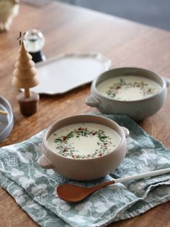 Xmasリース風 カブのポタージュ-レシピのメイン写真