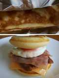 甘じょっぱい♪メープルパンケーキバーガー