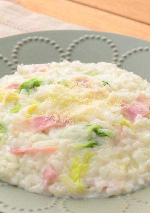 レンジで簡単♪白菜のミルクリゾット-レシピのメイン写真