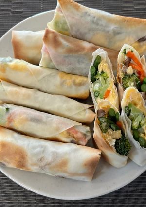 温野菜の春巻き-レシピのメイン写真