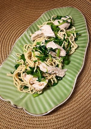 豆腐干と鶏胸肉のヘルシータイ風サラダ-レシピのメイン写真
