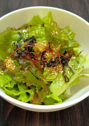 レタス大量消費！塩昆布のチョレギサラダ-レシピのメイン写真