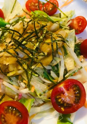 市販サラダ●おろし玉ねぎソース-レシピのメイン写真