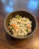 コシアブラと山菜とサーモンのちらし寿司