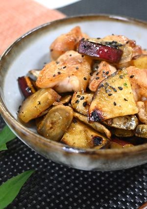 鶏肉と根菜の照りてり炒め-レシピのメイン写真