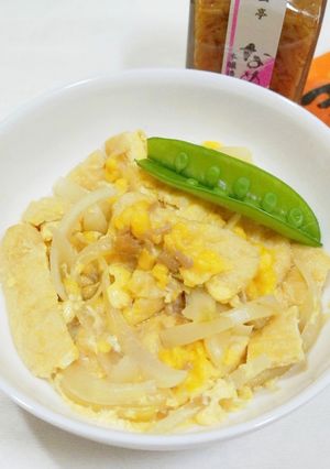 うちの☆なめ茸と天かすで❤️極ふわ❤️卵とじ-レシピのメイン写真