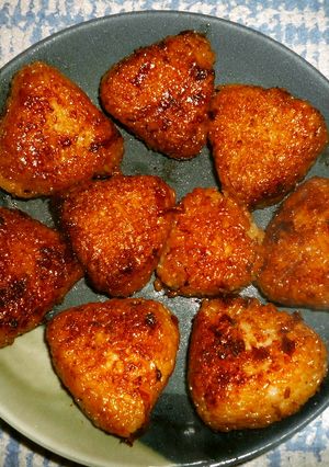 残りご飯de　焼きおにぎり△-レシピのメイン写真