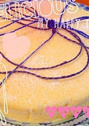 水切りヨーグルトのスフレチーズケーキ♡-レシピのメイン写真