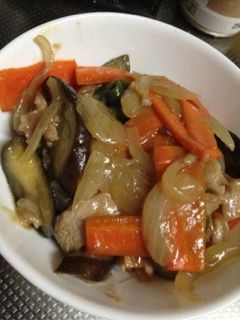 簡単(´ω`)ナスが美味い野菜炒め-レシピのメイン写真