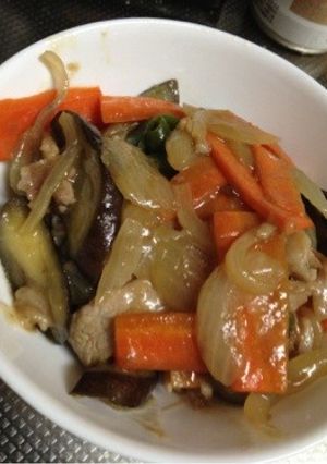 簡単(´ω｀)ナスが美味い野菜炒め-レシピのメイン写真