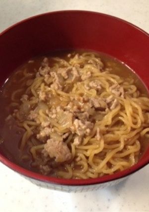 鍋ひとつでずぼらカレーラーメン(覚書-レシピのメイン写真